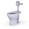 Toto TORNADO FLUSH Commercial Flushometer Floor-Mounted Toilet, Elongated Cotton White CT725CU#01 - alternate 7